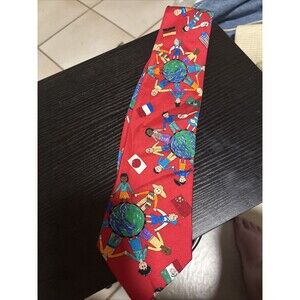 SAVE THE CHILDREN Collection 100% Silk Men's Tie 59"